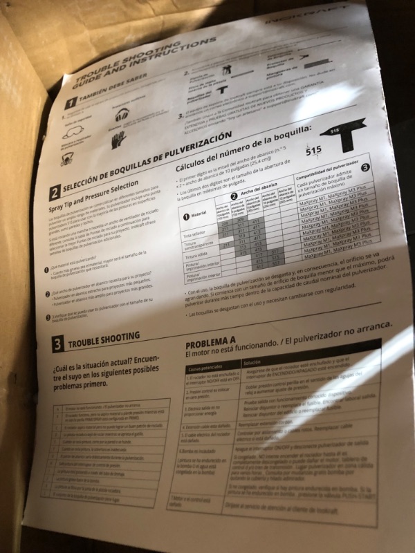 Photo 5 of **NONREFUNDABLE**FOR PARTS OR REPAIR**SEE NOTES**
InoKraft Airless Paint Sprayer Pro MaXpray M3 Plus, High Efficiency Cart Airless Paint Sprayer