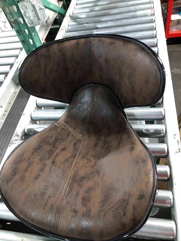 Photo 3 of **NONREFUNDABLE**FOR PARTS OR REPAIR**SEE NOTES**
SUPERJARE Adjustable Counter Height Bar Stools Set of 2, Swivel Tall Kitchen Counter Island Dining Chair with Backs, 24” Armless Modern Bar Stool Chairs fit Counter Island from 32” to 44”, Retro Brown