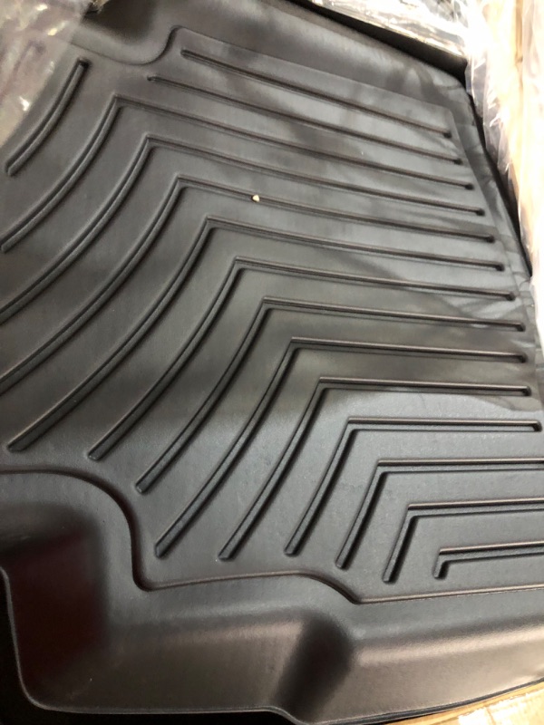 Photo 3 of OEDRO Floor Mats Compatible for 2015-2019 Ford Explorer Without 2nd Row Center Console, Unique Black 