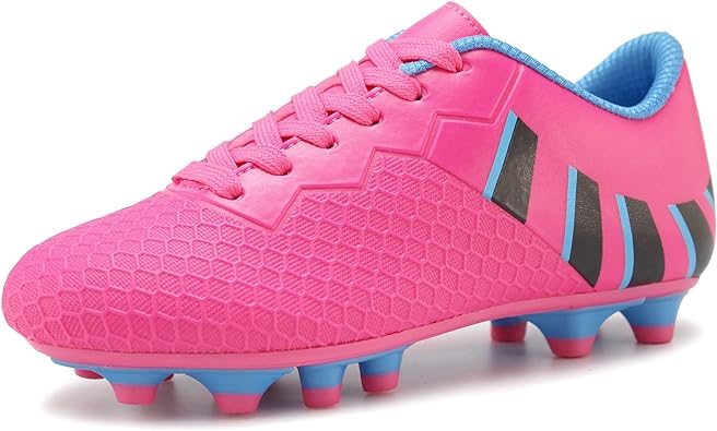 Photo 1 of Hawkwell Kids Athletic Firm Ground Outdoor Comfortable Soccer Cleats, Size 6