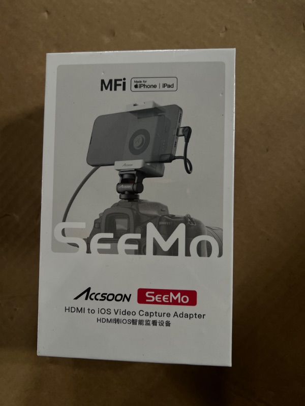 Photo 2 of Accsoon SeeMo HDMI to USB C Video Capture Adapter for iPhone and iPad,Support 1080P 60FPS