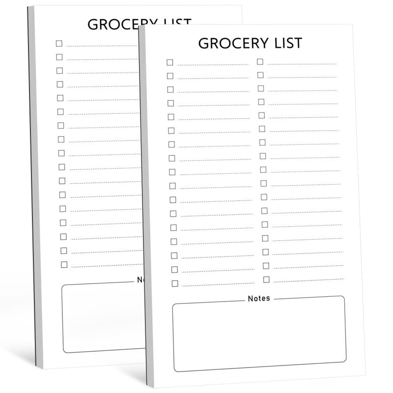 Photo 1 of Joyberg Grocery List Magnet Pad for Fridge, 2 Pack SET OF 3