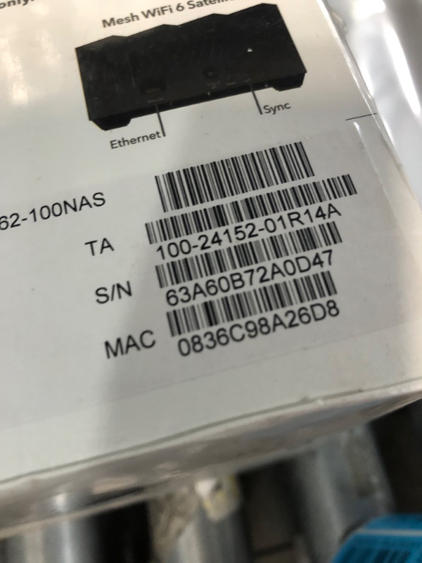 Photo 4 of NETGEAR Nighthawk Whole Home Mesh WiFi 6 System (MK62) - AX1800 router with 1 satellite extender, coverage up to 3,000 sq. ft. and 25+ devices Mesh WiFi 6 (2 Pack)