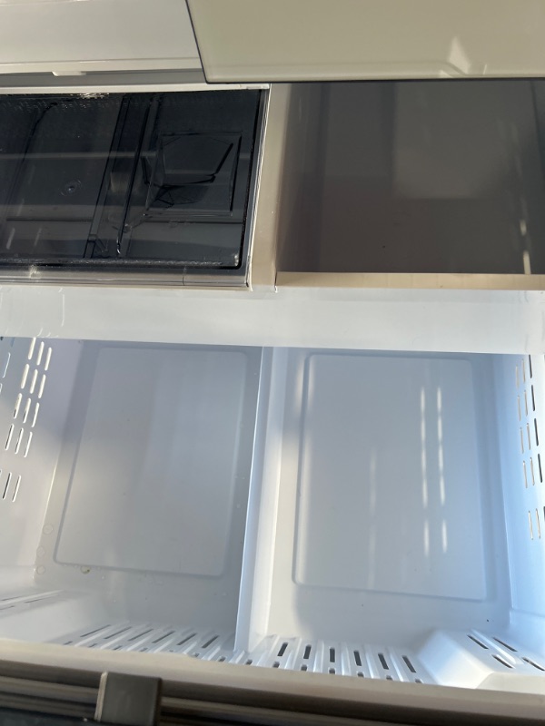 Photo 9 of **STOCK IMAGE IS A REFERENCE ONLY- SEE NOTES**  Samsung Bespoke 30 Cu. Ft. White Glass 3-Door French Door Refrigerator with Beverage Center™