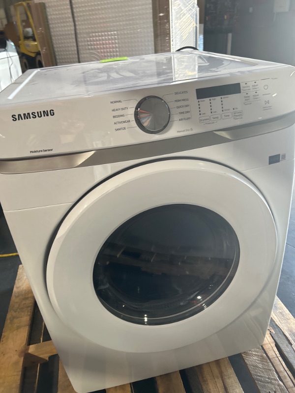 Photo 2 of **STOCK IMAGE IS A REFERENCE** SAMSUNG DVG45T6000W 7.5 cu. ft. Gas Dryer with Sensor Dry in White