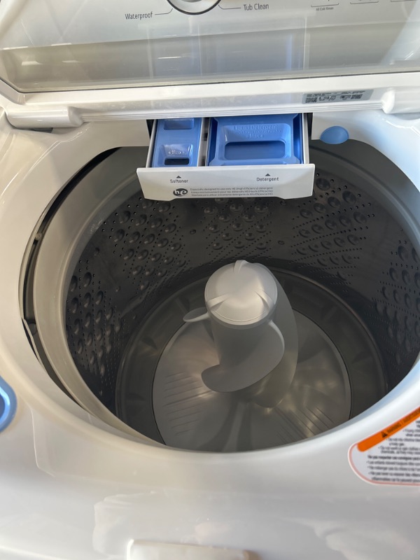 Photo 4 of **STOCK IMAGE IS A REFERENCE**   4.8 cu. ft. Mega Capacity Top Load Washer with 4-Way™ Agitator & TurboDrum™ Technology