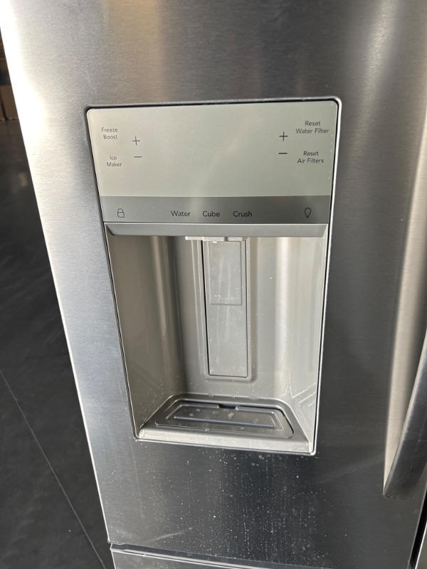 Photo 3 of **STOCK IMAGE IS A REFERENCE- UNABLE TO TEST- **   Frigidaire Freestanding French Door Refrigerator 27.8 ft. STAINLESS STEEL