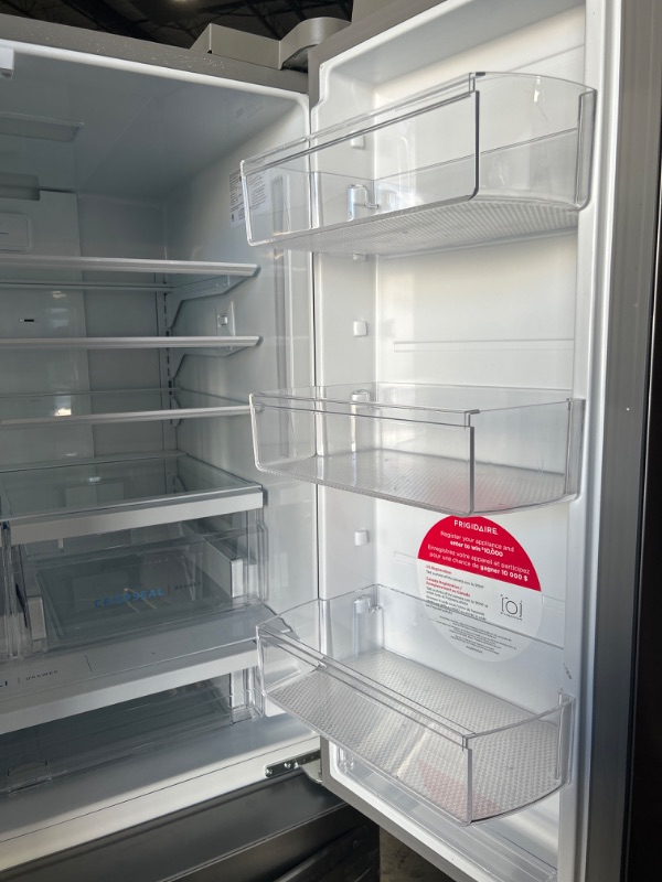 Photo 5 of **STOCK IMAGE IS A REFERENCE- UNABLE TO TEST- **   Frigidaire Freestanding French Door Refrigerator 27.8 ft. STAINLESS STEEL