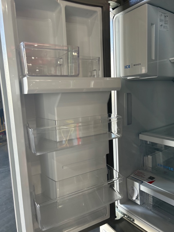 Photo 4 of **STOCK IMAGE IS A REFERENCE- UNABLE TO TEST- **   Frigidaire Freestanding French Door Refrigerator 27.8 ft. STAINLESS STEEL