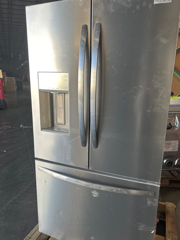 Photo 2 of **STOCK IMAGE IS A REFERENCE- UNABLE TO TEST- **   Frigidaire Freestanding French Door Refrigerator 27.8 ft. STAINLESS STEEL