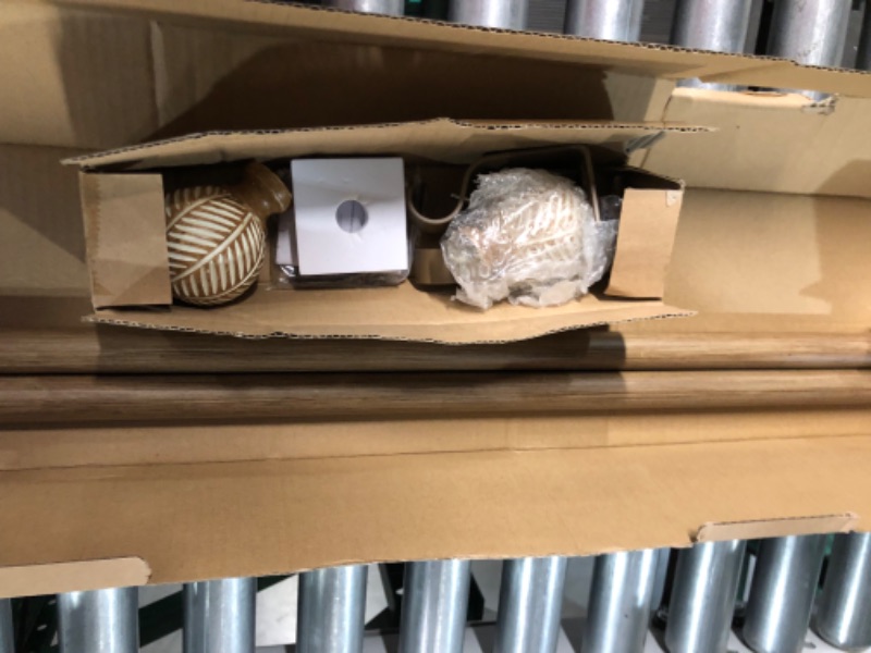 Photo 1 of Wood Curtain Rods for Windows: 1 Inch Diameter Adjustable Drapery Rods 48" to 86", Decorative Window Curtain Rods with Imitation Wood Grain Leaf Pattern Finials