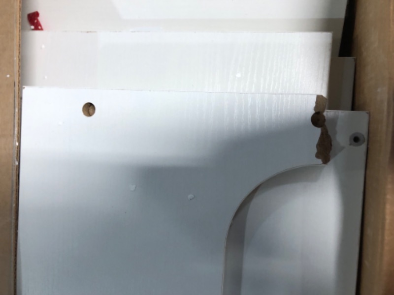 Photo 1 of **PARTS ONLY** *MISSING HARDWARE* KHLJJU Nightstand with Charging Station, End Table