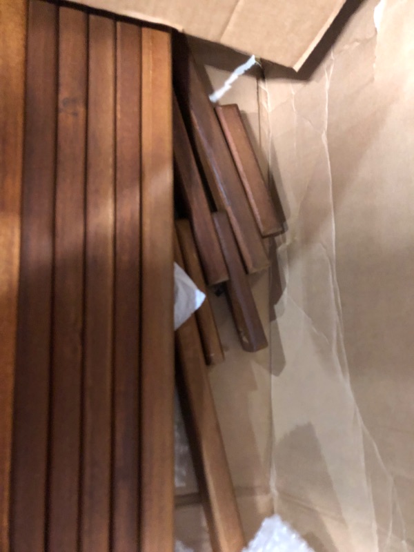 Photo 1 of *PARTS ONLY* CleverMade Tamarack Folding Wooden Outdoor Chair & Folding Side Table for Patio