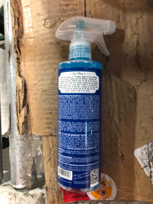 Photo 1 of Chemical Guys BUF_333_16 Foam and Wool Citrus-Based Pad Cleaner, 16 oz
