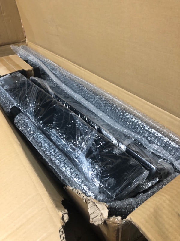 Photo 1 of Happybuy Folding Table Cart Black Table Rack for 60" Round Tables Heavy Duty Table 