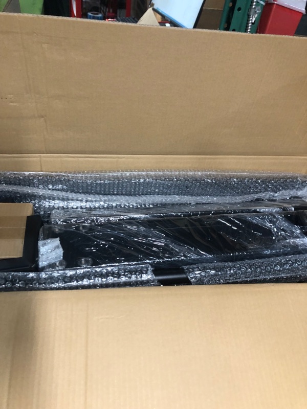 Photo 1 of Happybuy Folding Table Cart Black Table Rack for 60" Round Tables Heavy Duty Table 