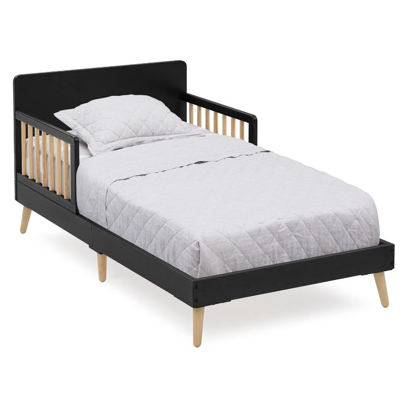 Photo 1 of **PARTS ONLY** **MISSING HARDWARE** Delta Children Logan Wood Toddler Bed