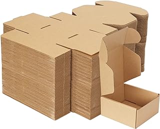 Photo 1 of MEBRUDY 4x4x2 Inches Shipping Boxes Pack of 100, Small Corrugated Cardboard Box 