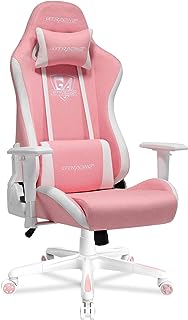 Photo 1 of GTRACING Fabric Gaming Chair (Without Footrest, Pink)