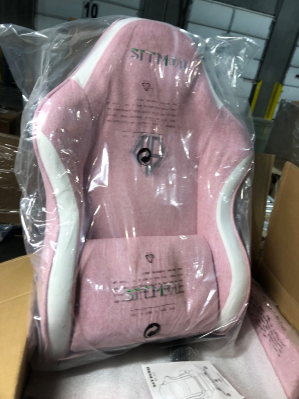 Photo 2 of GTRACING Fabric Gaming Chair (Without Footrest, Pink)