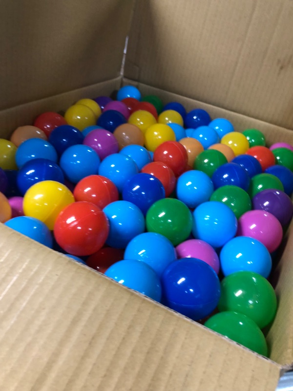 Photo 1 of ***USED - SOME OF THE BALLS MAY BE MISSING***
Playz 500 Soft Plastic Mini Ball Pit Balls w/ 8 Vibrant Colors