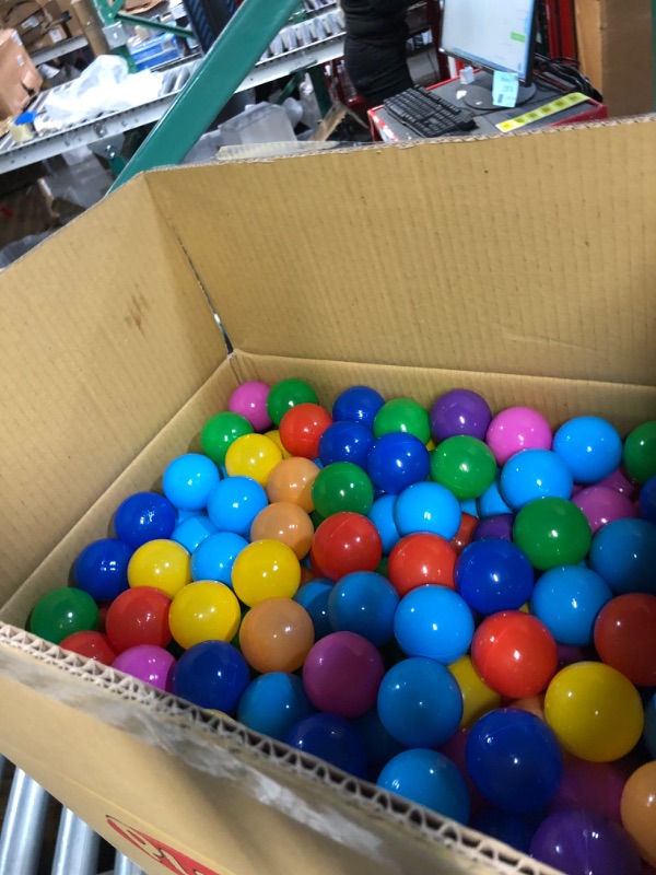 Photo 1 of ***USED - SOME OF THE BALLS MAY BE MISSING***
Playz 500 Soft Plastic Mini Ball Pit Balls w/ 8 Vibrant Colors