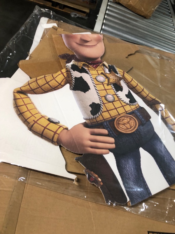 Photo 4 of (Damaged) Advanced Graphics Woody Life Size Cardboard Cutout Standup - Disney Pixar Toy Story 4 (2019 Film) Woody One Size