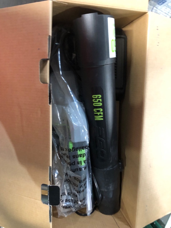 Photo 2 of **PARTS ONLY, NON-REFUNDABLE**
EGO Power+ 180 mph 650 CFM 56 V Battery Handheld Leaf Blower Kit (Battery Charger)