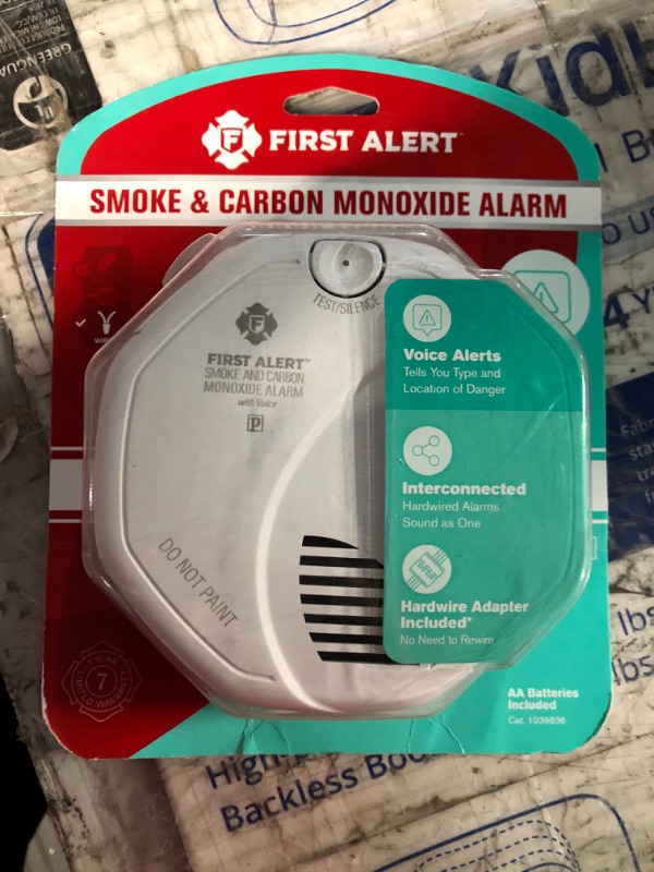 Photo 4 of First Alert BRK 250648 Combination Smoke Carbon Monoxide Photoelectric Alarm