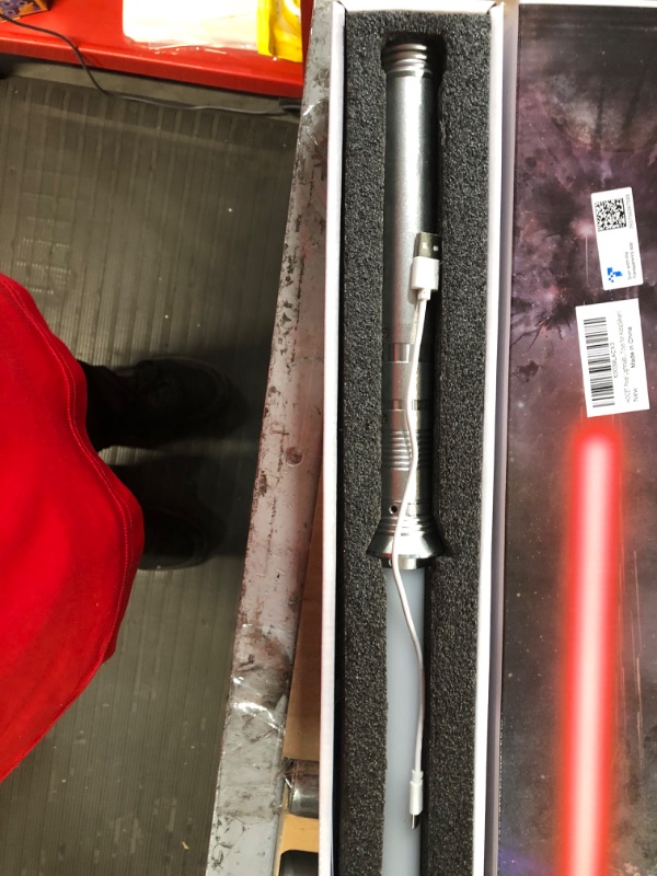 Photo 3 of HOCET Star Wars Neo Realistic Pixel Lightsaber Metal Hilt Full Size,Smooth Swing Force FX Lightsaber,Heavy Dueling Lightsaber