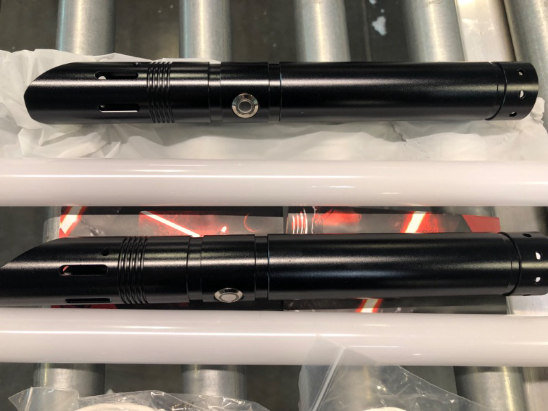 Photo 1 of CUSTOM SABER Dueling Light Saber for Adults, Smooth Swing Rechargeable LED Light Saber, RGB Infinite Color Changing, Light Saber Support Heavy Dueling for Adults Toy Gift- Black