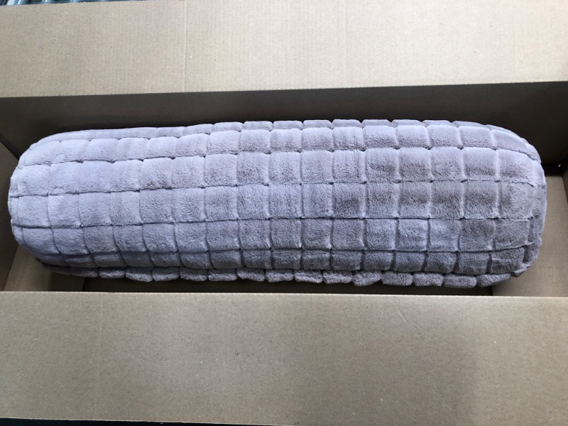 Photo 1 of Lavender Neck Roll Pillow - 30 in