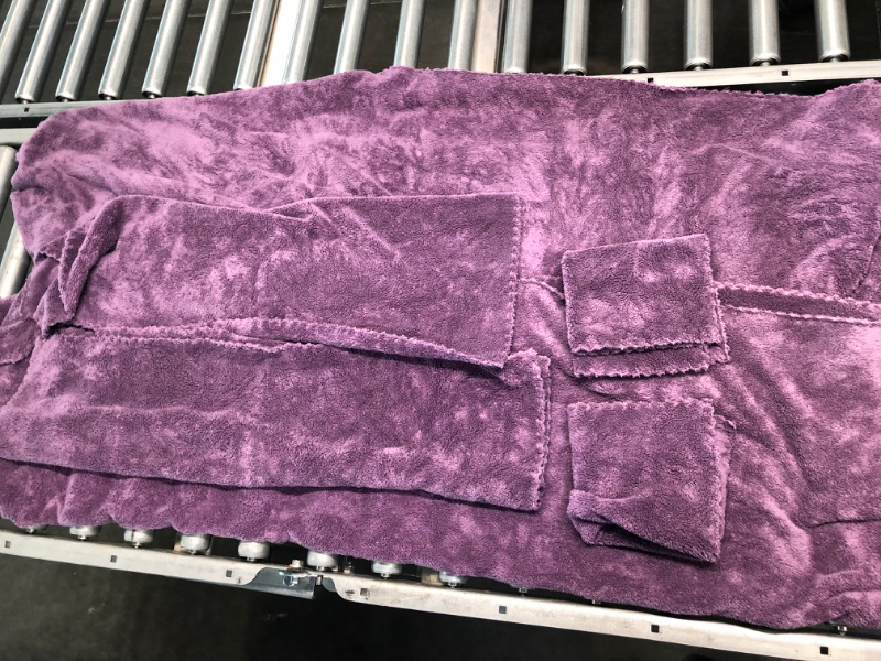 Photo 1 of 6 Pc Purple Microfiber Towel Set