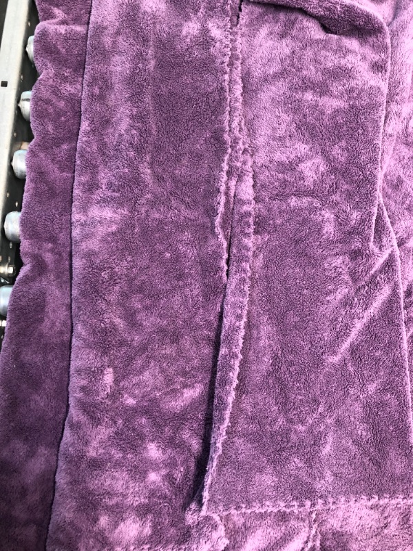 Photo 3 of 6 Pc Purple Microfiber Towel Set