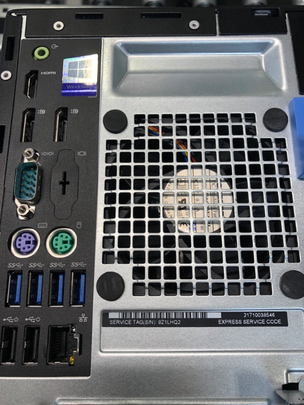 Photo 6 of Dell Optiplex 7050 | Small Form Factor | Intel 6th Gen i5-6500 | 8GB | 256GB Solid State Drive SSD