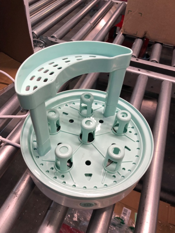 Photo 1 of Bottle Sterilizer, Baby Bottle Steam Sterilizer Sanitizer for Baby Bottles Pacifiers Breast Pumps Large Capacity and 99.99% Cleaned in 8 Mins green