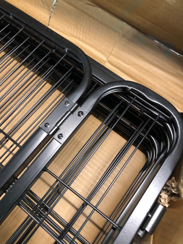 Photo 1 of FXW Dog Playpen Outdoor, 8/16/24/32 Panels Dog Pen 24"/32"/40"/50" Height Dog Fence Exercise Pen with Doors for Large/Medium/Small Dogs, Pet Puppy Playpen for RV, Camping, Yard 08 Panels 24 inch
