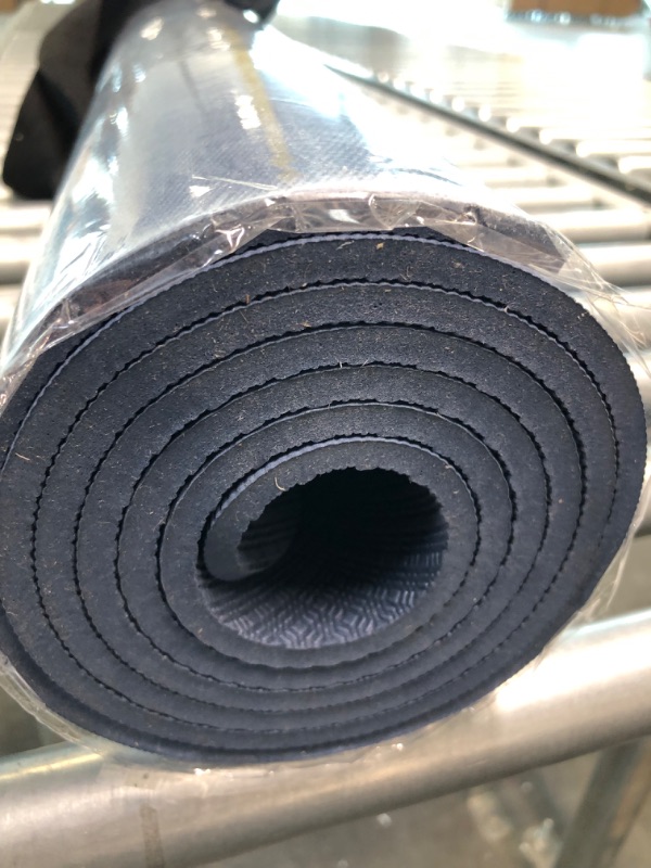 Photo 4 of KEEP Non-Slip Large Yoga Mat - Extra Wide and Long Exercise & Fitness Mat( 72"L x 32"W x 7mm Thick) with Free Carrying Strap | Professional TPE Workout Mat for All Types of Yoga, Pilates & Home Workout Navy Blue