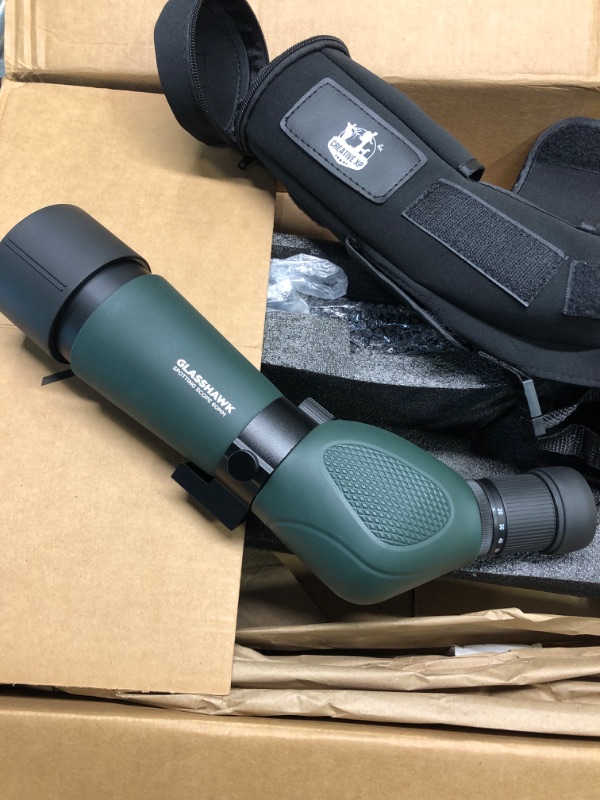 Photo 5 of CREATIVE XP Spotting Scopes for Hunting - Waterproof Scope w/Tripod & Phone Adapter for Target Shooting & Bird Watching Green ED 20-60x60mm