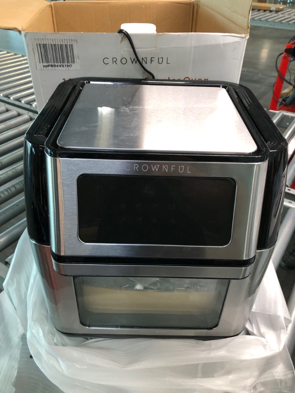 Photo 4 of Crownful 9-in-1 Air Fryer Toaster Oven, Convection Roaster