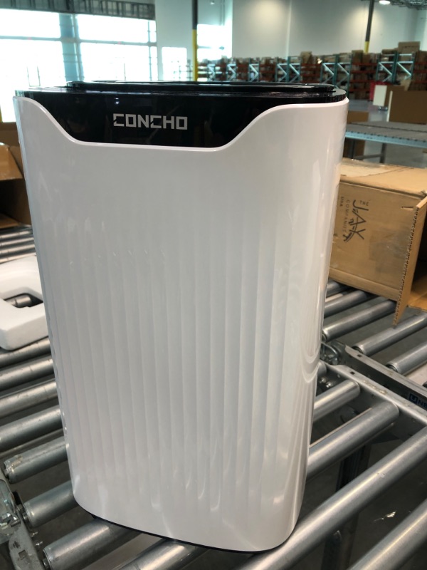 Photo 4 of Concho 2500 Sq. Ft 35 Pint Dehumidifier with Air Filter for Basement, Home and Large Room; Small Dehumidifiers with Drain Hose, Dry Clothes Mode, 0.79 Gallon Water Tank, 24H Timer