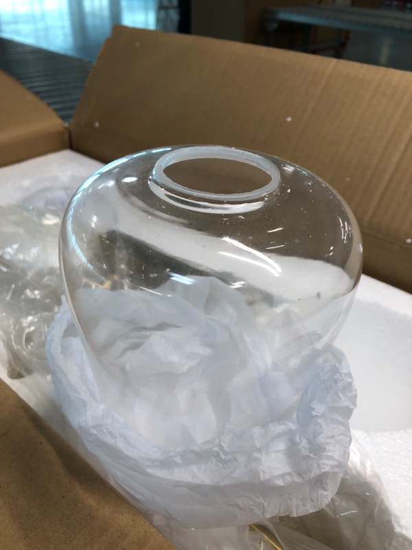 Photo 1 of CLAXY Industrial Bathroom Vanity Lights 3-Light Clear Glass Wall Sconces 3 Lights