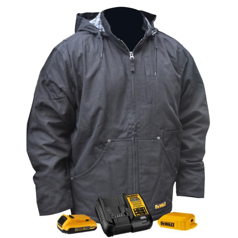 Photo 1 of Dewalt Heated Work Jacket Black with Charger - size XL 