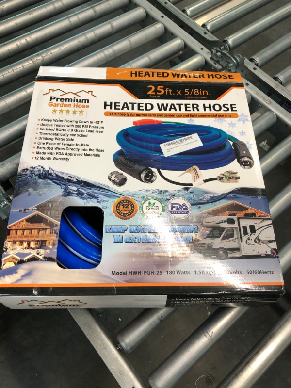 Photo 2 of Heated Water Hose for RV 2021 Version (25ft), Lead and BPA free, the Best Cost-Benefit RV Heated Fresh Water hose with Energy Saving Thermostat (25ft)