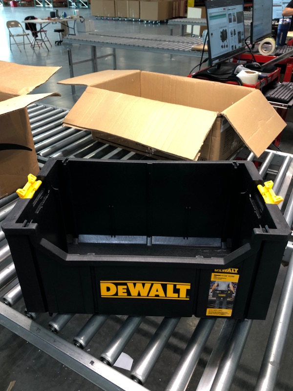 Photo 1 of DEWALT Tool Organizer, Tough System (DWST08205) Open Tote Case