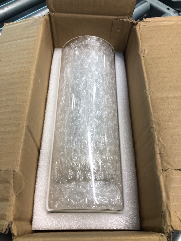 Photo 4 of Glasseam Glass Cylinder Hurricane Candle Holder Set of 3, Pillar Candle Holders for Table Centerpiece, Assorted Clear Cylinder Vase, Modern Glass Vases for Centerpieces for Wedding, 6''+7.8''+10'' 1 Set M+L+XL