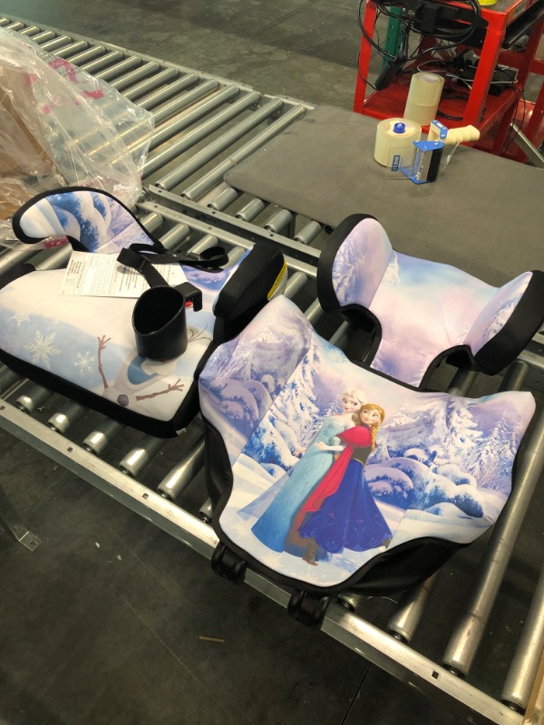 Photo 4 of KidsEmbrace High-Back Booster Car Seat, Disney Frozen Elsa and Anna