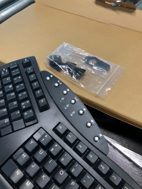 Photo 4 of Wireless Ergonomic Keyboard with Gel Wrist Rest Bundle