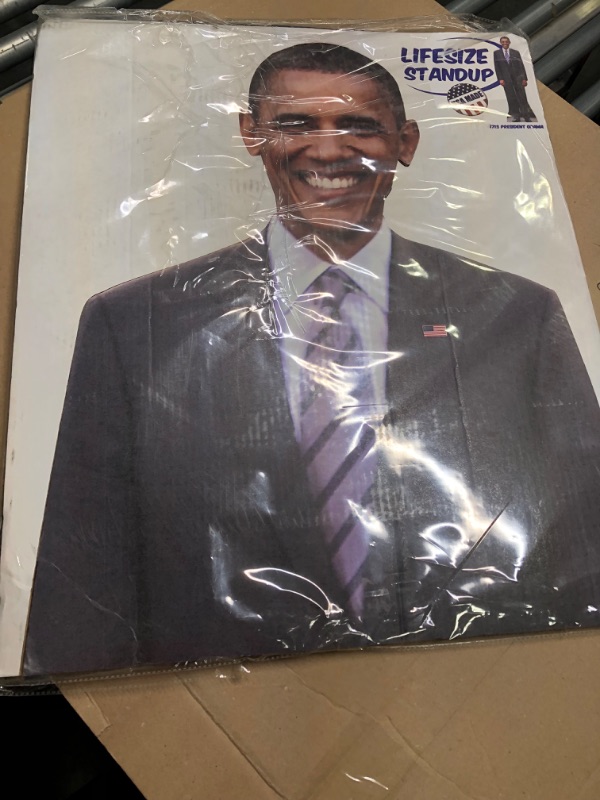 Photo 4 of Advanced Graphics President Barack Obama Life Size Cardboard Cutout Standup President Barack Obama 2 One Size
