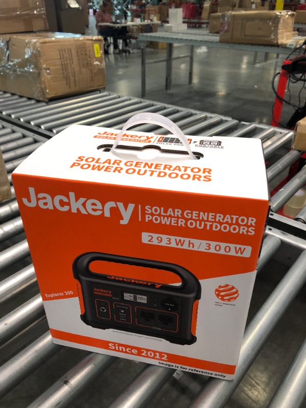 Photo 3 of Jackery Portable Power Station Explorer 300, 293Wh Backup Lithium Battery, 110V/300W Pure Sine Wave AC Outlet, Solar Generator (Solar Panel Not Included) for Outdoors Camping Travel Hunting Blackout